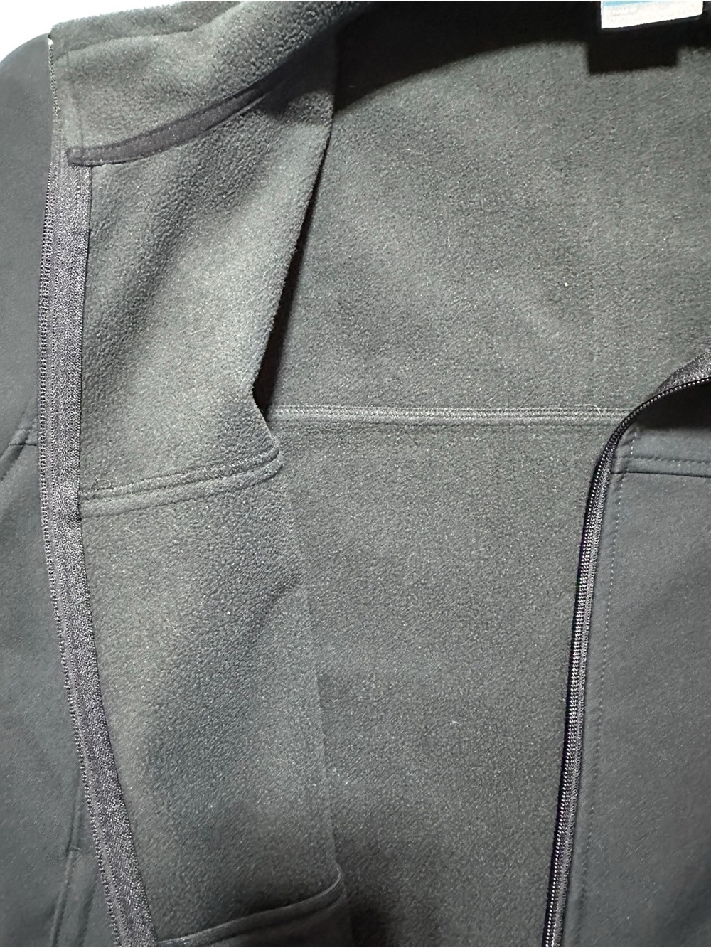 Columbia Black Lightweight Full-Zip Jacket XL - Picture 7 of 11